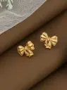 Bow Golden Stud